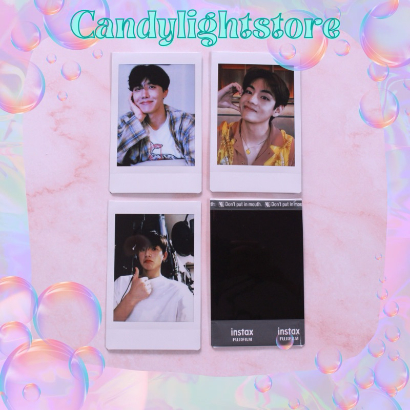 (ขั้นต่ำ2ใบ) โwลาsอยด์ฟิล์มแท้ รูปโwลาsอยด์ Fujifilm instax square/mini instant film