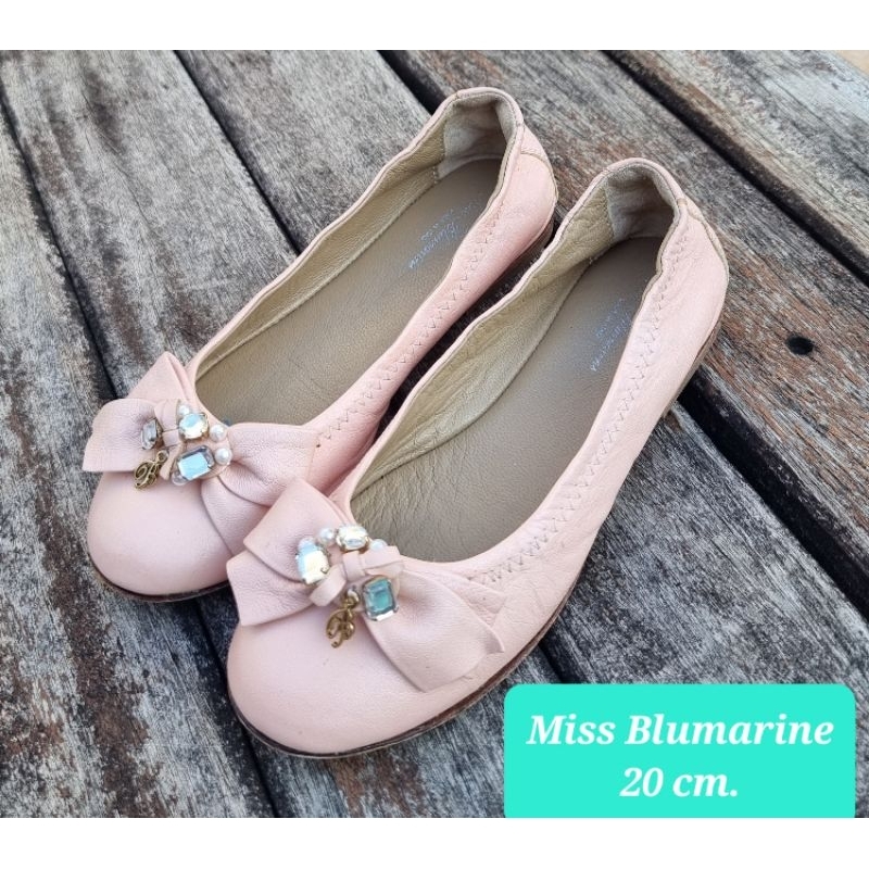 Used Miss Blumarine รองเท้าคัทชูมือสอง make in Italy 21 cm.
