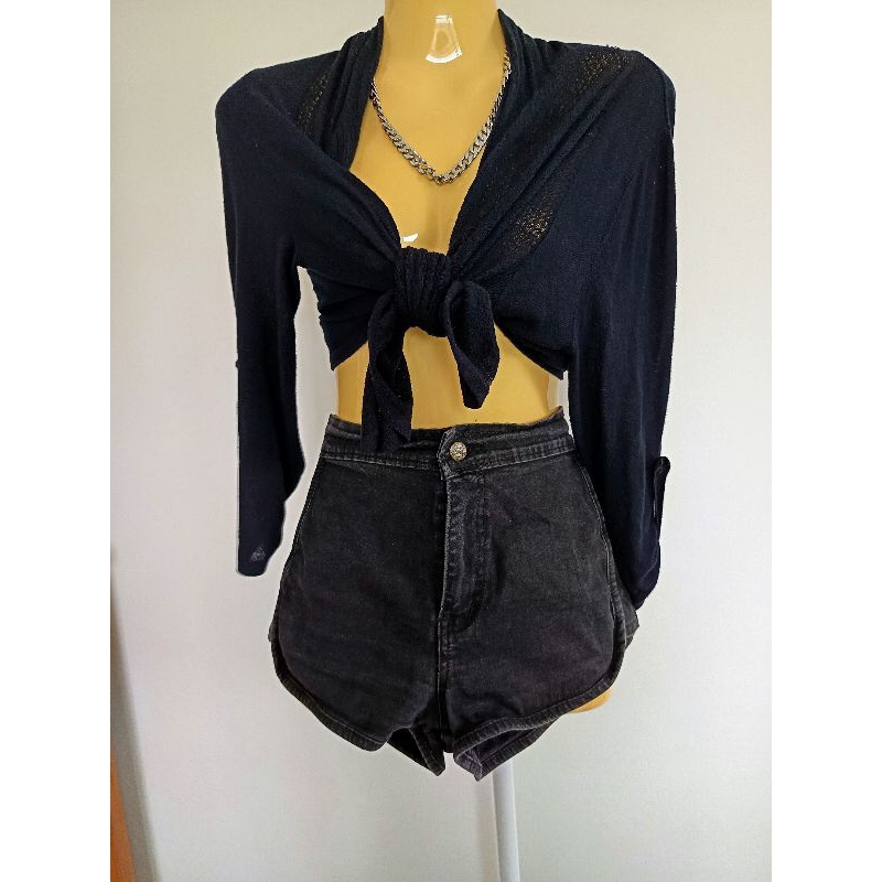 กางเกงขาสั้นสีดำ g39