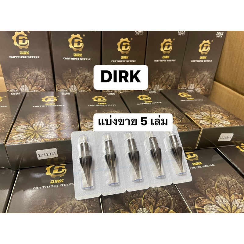 Tattoo Dirk แบ่ง 5 เล่ม เข็มสัก เข็มฮอคสักลาย เข็มฮอก คุณภาพสูง ใช้สักผิวคิ้วปากได้ดี