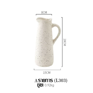 Ceramic vase สไตล์นอร์ดิกแจกันเซรามิกตกแต่งเรียบง่ายดอก ไม้ห้องนั่งเล่นนุ่มย้อนยุคคอนเทนเนอร์ ไฮโดรโพนิกบ้านศิลปะดอกไม้