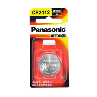 ถ่านPanasonic CR2412 Lithium 3V แพคสีแดง1ก้อน(ของแท้)