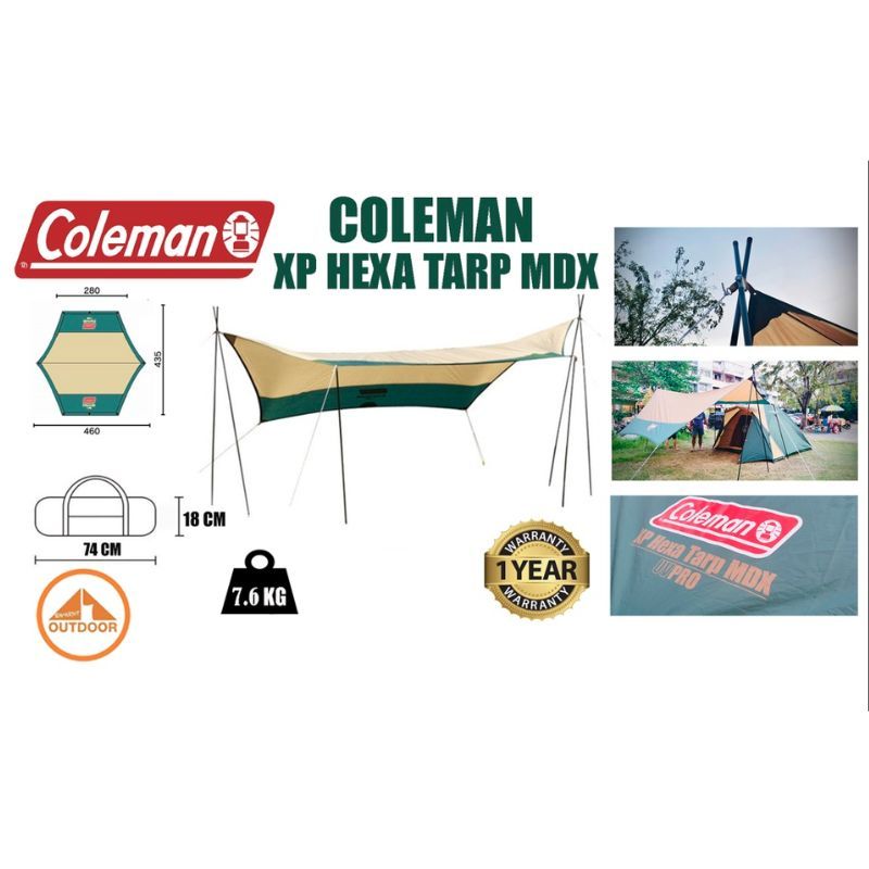 Coleman XP HEXA TARP MDX