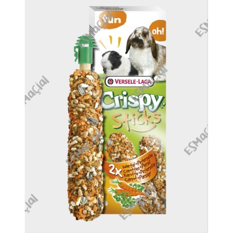 อาหารแท่งแครอท-ผักชีฝรั่ง กระต่าย หนูตะเภา-แกสบี้ — VERSELE-LAGA STICKS RABBITS-GUINEA PIGS CARROT &