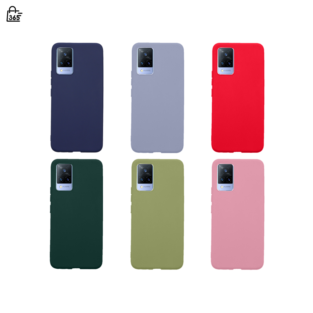 เคส สำหรับ Vivo V21 5G V2050 เคสซิลิโคนนิ่ม สีพาสเทล TPU บาง