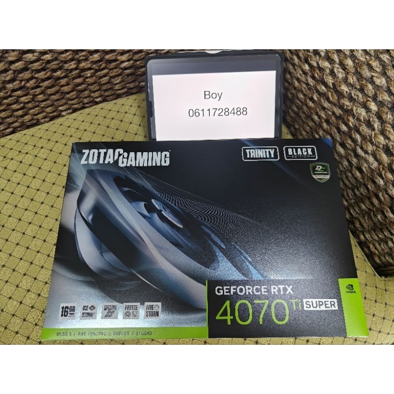 Zotac Rtx 4070ti super trinity black Edition
