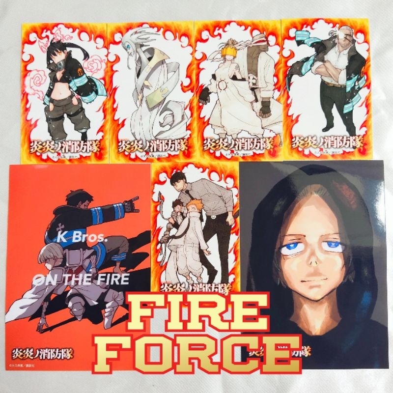 การ์ด / ภาพ Tamaki Kotatsu Shinra Kusakabe มังงะ Fire Force หน่วยผจญคนไฟลุก KODANSHA ของสะสม ญี่ปุ่น