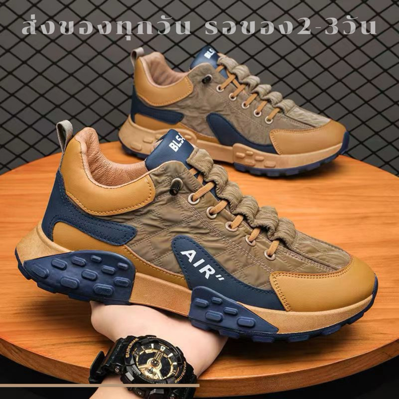 BS04 ไซส์37-46(เท้าอวบบาน+เพิ่ม1ไซส์)รองเท้าผ้าใบชาย/หญิงใส่ได้ งานอัพเกรด รองเท้าหัวกลม