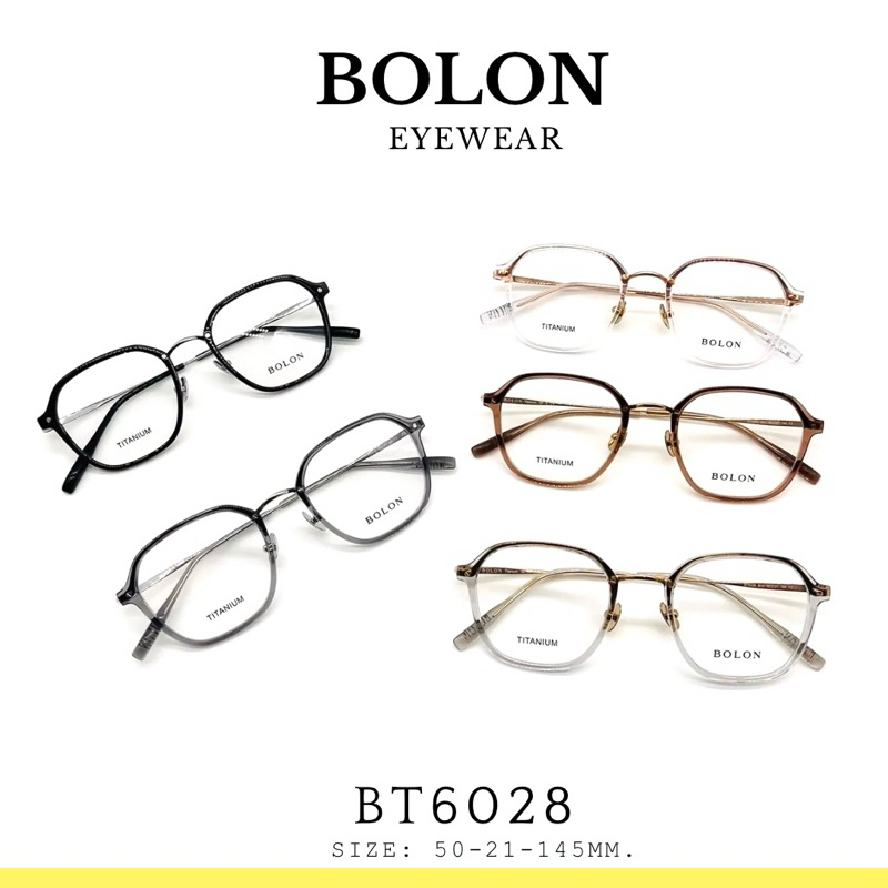 BOLON Titanium กรอบแว่นสายตา รุ่น BT6028 แว่นตา โบลอน