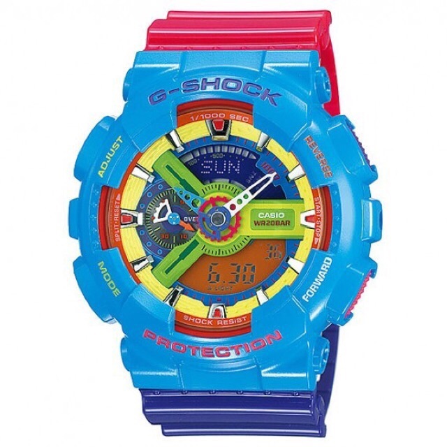Casio G-Shock Man Box GA-110F-2DR Limited Edition Hyper Color Watch นาฬิกาข้อมือ หายาก ของแท้