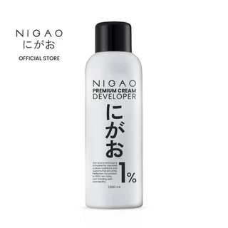 [ไฮโดรเจนขวดใหญ่] NIGAO Developer Premium Cream | นิกาโอะ ดีเวลลอปเปอร์ พรีเมี่ยม ครีม อ่อนโยน ไม่ระคายเคือง 1000 mL