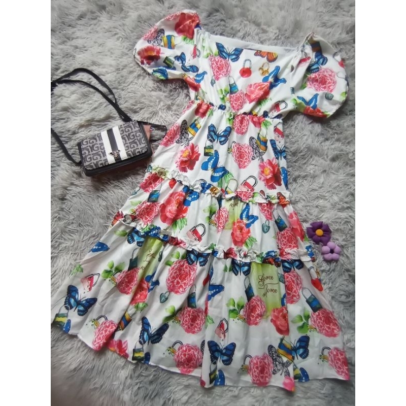 เดรสยาว​ มือ​ 1 งานป้าย​ Vegas Luxury🦋🦋🦋