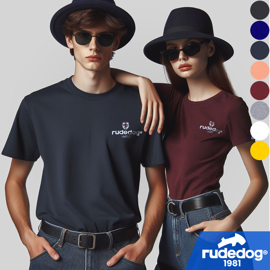 rudedog® เสื้อยืดผู้ชาย เสื้อยืดผู้หญิง รุ่น Mini United ของแท้ 100% รู้ดด็อก
