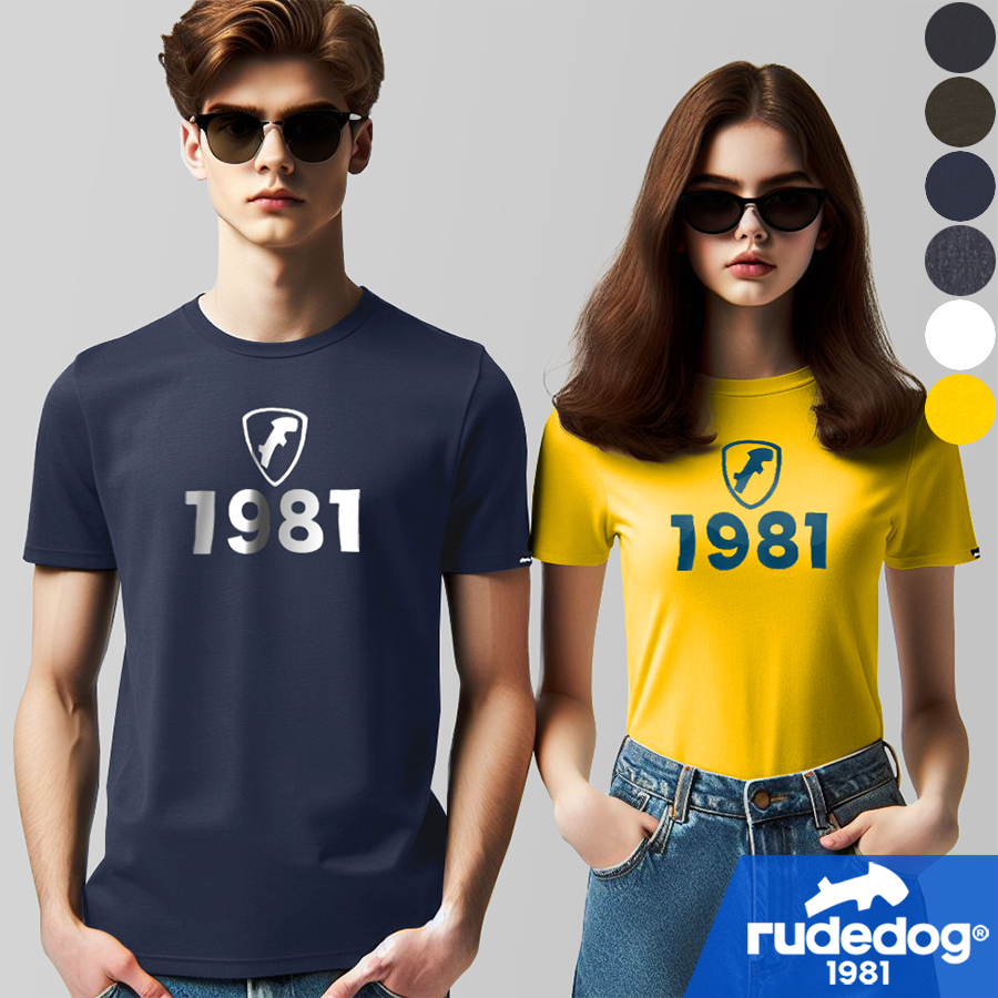rudedog® เสื้อยืดผู้ชาย เสื้อยืดผู้หญิง รุ่น ARMOR ของแท้ 100% รู้ดด็อก