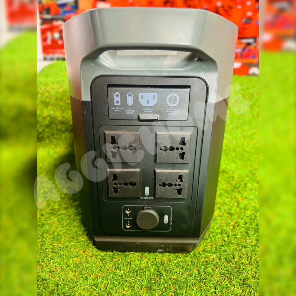 EcoFlow DELTA Max 2000 เครื่องสำรองไฟพกพา ขนาด 2016Wh รองรับการขยายความจุ