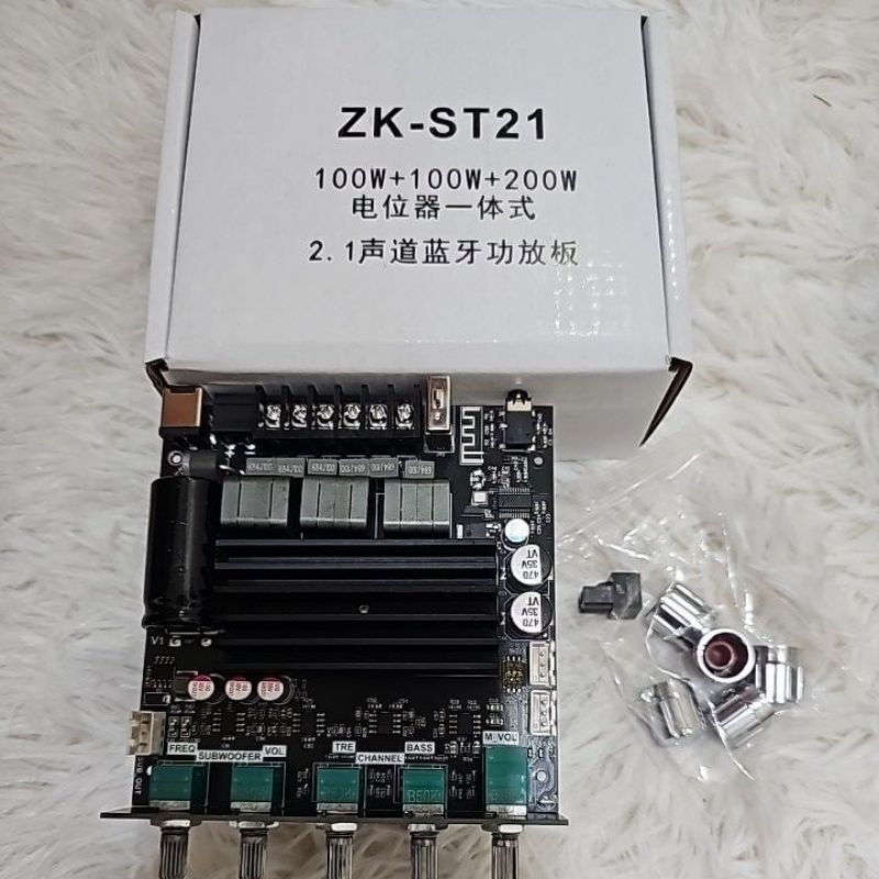 แอมป์ZK-ST21 100w+100w+200w[ของแท้100%]​สิ้นค้ามีของพร้อมส่ง