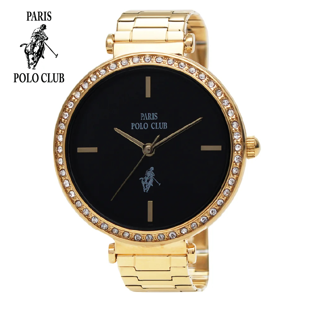 นาฬิกาข้อมือผู้หญิง นาฬิกา หน้าปัด สไตล์สวยหรู มีประกัน 1 ปี แบรนด์ Paris Polo Club PPC-230413