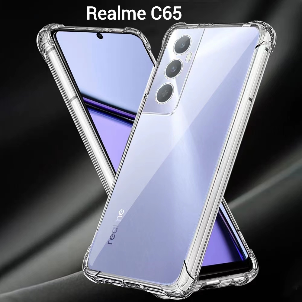 Realme C75X/Realme C75/Realme C65(พร้อมส่งในไทย)เคสTPUใสกันกระแทกแบบคลุมกล้องOPPO Realme C65ตรงรุ่น