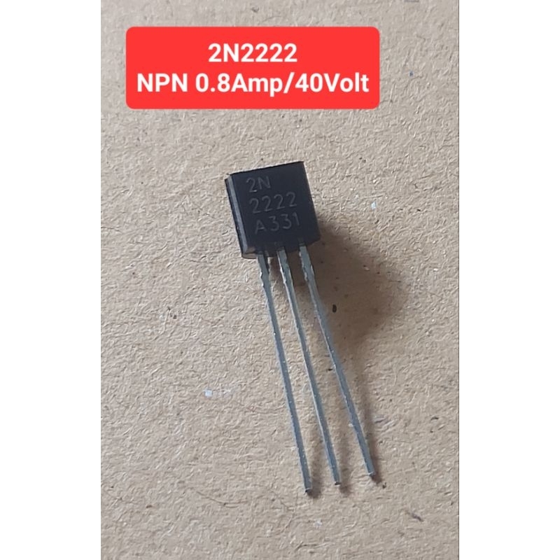 2N2222 NPN  0.8Amp/40Volt