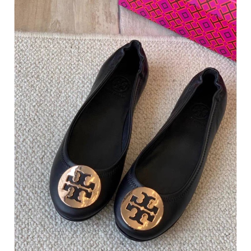 รองเท้าบัลเล่ต์ Tory Burch หนังแกะแท้100%