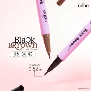 ODBO DOU INK LINER อายไลเนอร์ 2 หัว 2in1 OD3016