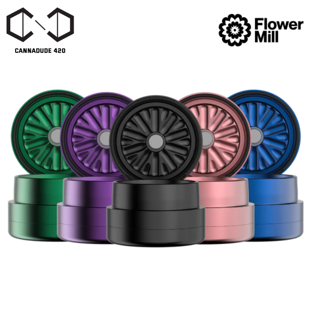 [ใหม่ล่าสุด] Flower Mill Next-Gen Standard 2.5" ไกรน์เดอร์สมุนไพร อุปกรณ์บด เครื่องบด Flowermill