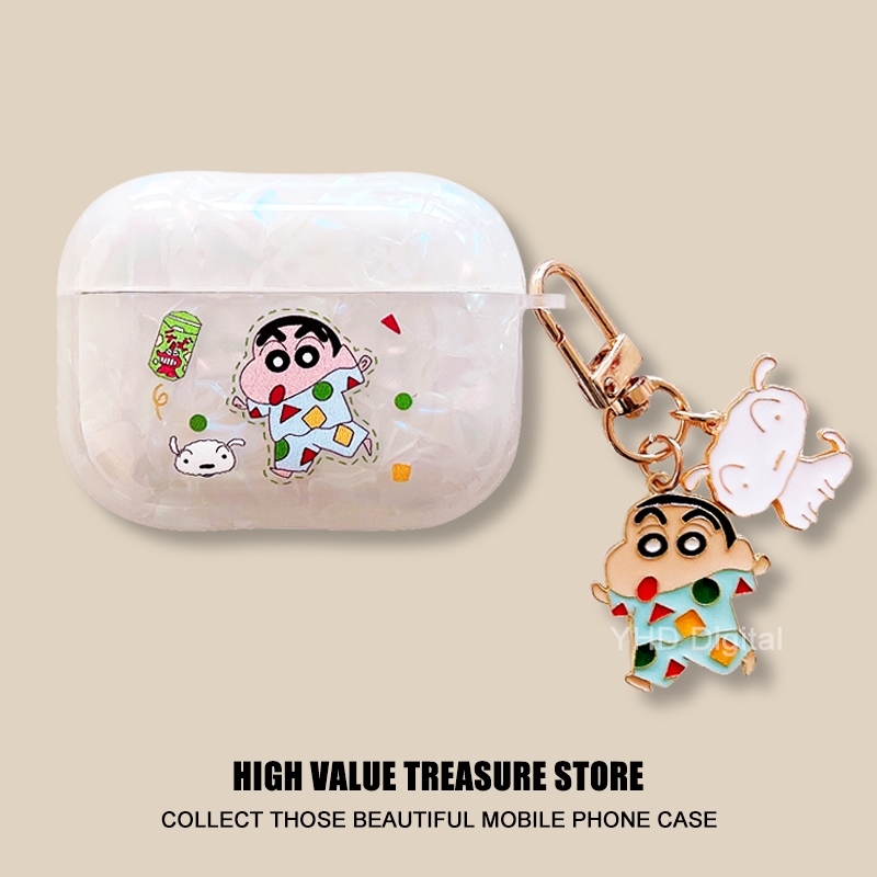 พร้อมส่งในไทย เคส ใช้สำหรับ Airpods 3 Soft Case for Airpods pro 2 เครยอนชินจัง ซิลิโคนนิ่ม IMD for Airpod gen 2 1 2022