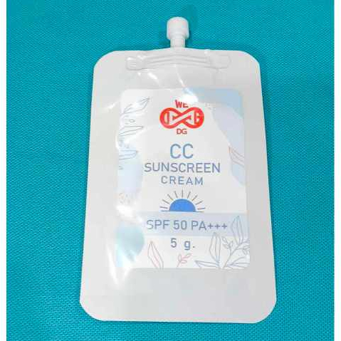 WE-DG-INFINITY88 CC sunscreen SPF50PA+++ กันแดดแบบซอง ผสมรองพื้น กันน้ำ กันเหงื่อ