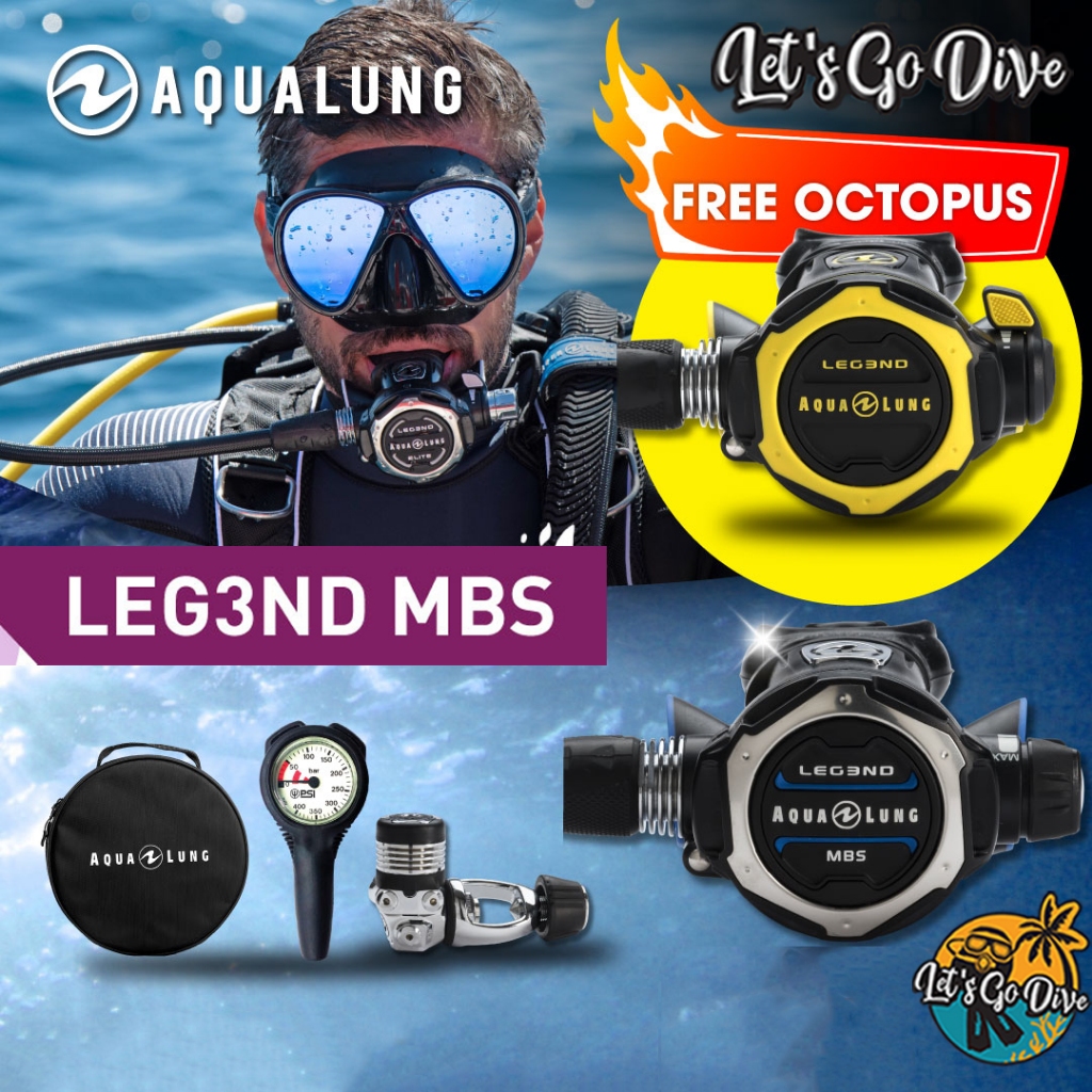 AQUALUNG - LEG3ND MBS Set - Regulator full Set - ชุดอุปกรณ์หายใจ SCUBA - ชุดReg