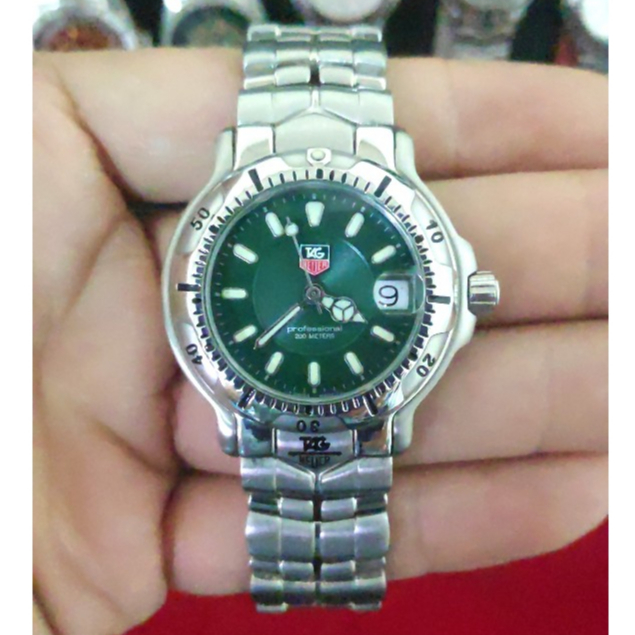 นาฬิกา TAG-HEUER 6000 Series 34mm Chronometer Green Dial