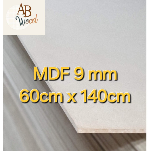 ไม้อัด MDF หนา 9 มม. เอ็มดีเอฟ ไม้แผ่นบาง หน้าโต๊ะ ชั้นวางของ DIY