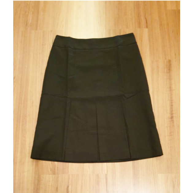 กระโปรง A11Z career ทรงเอ สีดำ ผ้าคอตต้อน_เอว 25 สะโพก 35 ยาว 21 นิ้ว