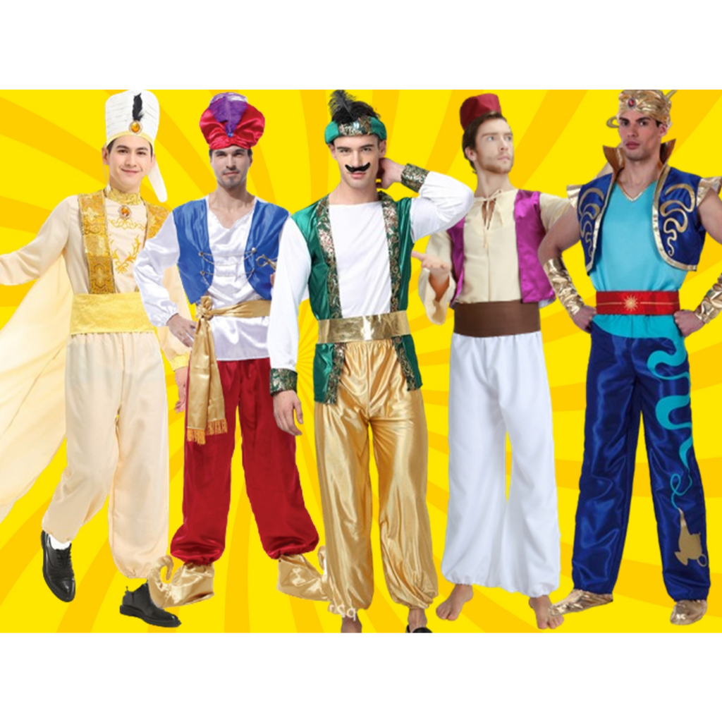 ชุดอาละดิน ยักษ์จินนี่ จีนี่ จินนี่ Aladdin เจ้าชายอาละดิน cp240/cp240.1/cp64.8/cp64.6