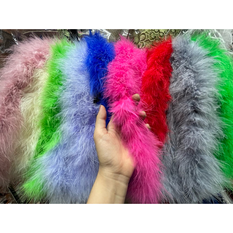 ขนมิ้ง ขนนกฟูพิเศษ พร้อมส่ง✅ ขนตกแต่ง ขนนกกระจอกเทศ ขนนกแต่งเสื้อ ขนฟู