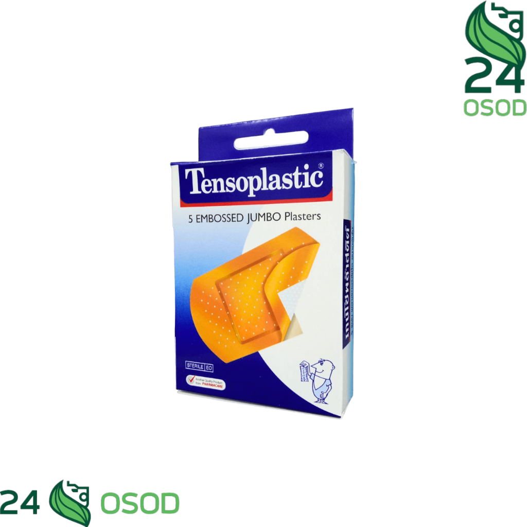 TENSOPLASTIC 5 JUMBO เทนโซพลาสติคสีเนื้อ จัมโบ้ 5แผ่น