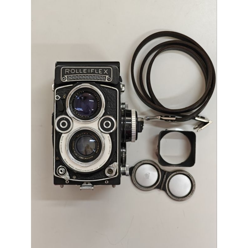 กล้องฟิล์ม เต็มระบบ Rolleiflex 3.5F Whiteface