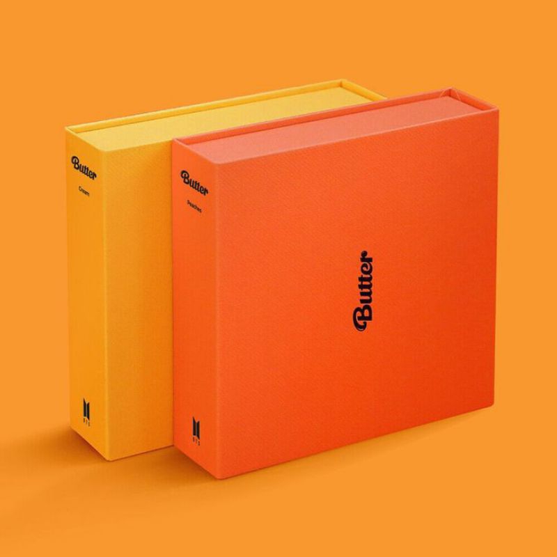 อัลบั้มเปล่า BTS "BUTTER" CD (Peaches/Cream Version)