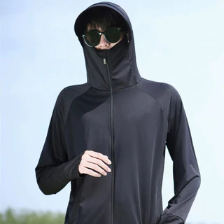 เสื้อเเจ๊ตเเก็ตเเขนยาวผู้ชาย มีฮู้ด ใส่สำหรับออกแดดกลางเเจ้งได้ดี รุ่นFSY-2225
