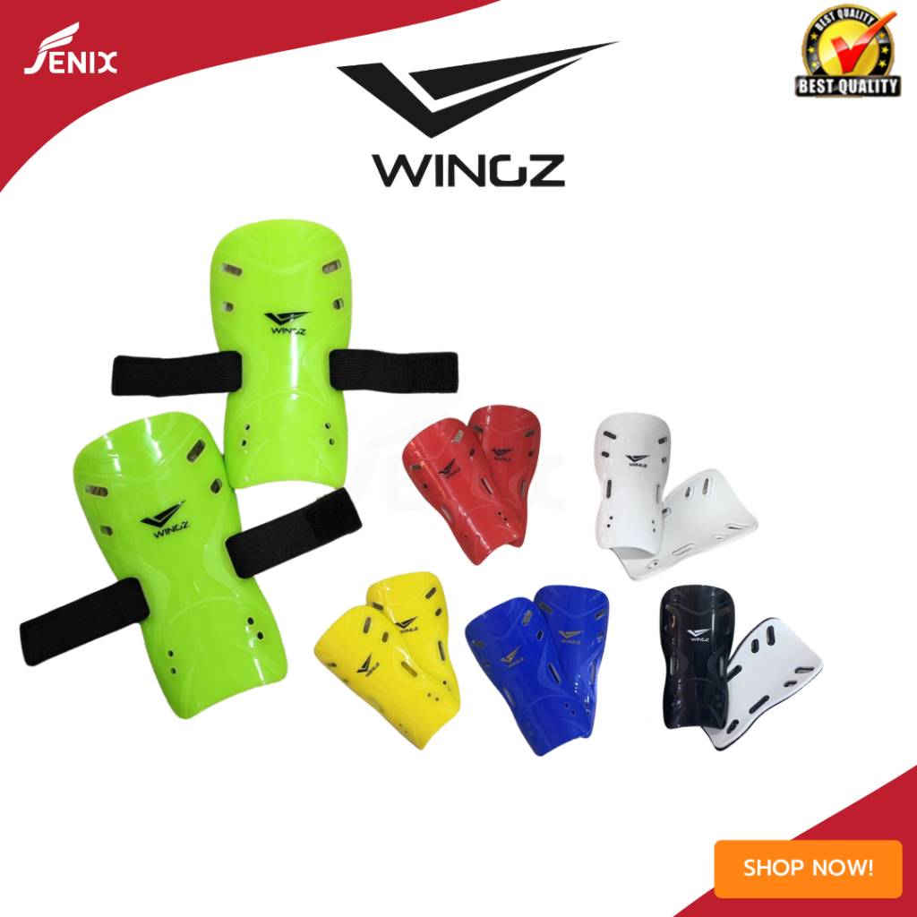 สนับแข้ง Wingz รุ่น FG03 มีขนาด S,M มีสายรัด