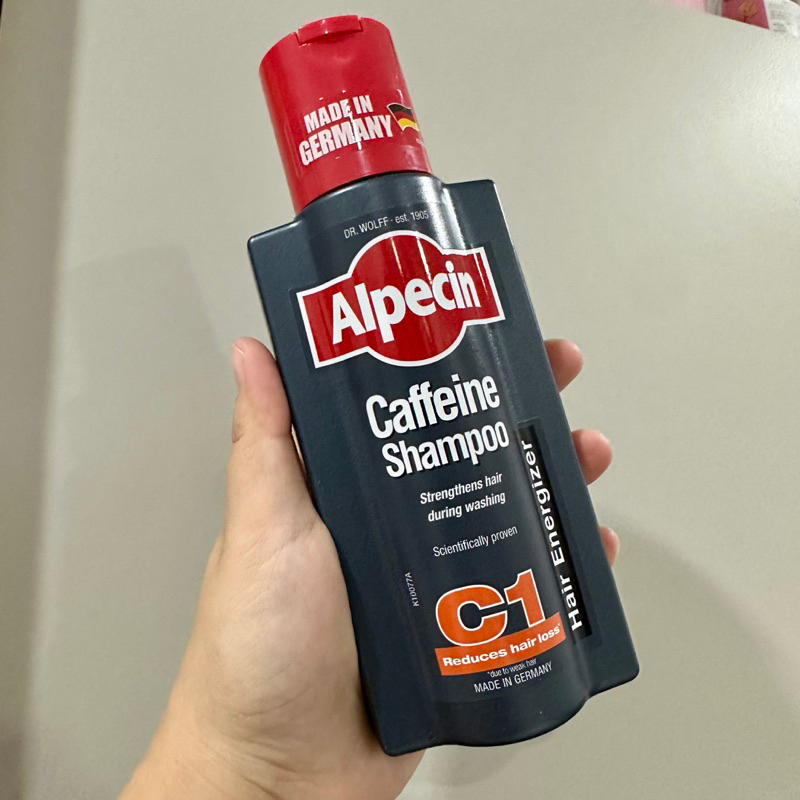 Alpecin Caffeine shampoo c1 250ml อัลเปซิน คาเฟอีน แชมพู ซี1 (250มล.) แชมพูขจัดรังแค