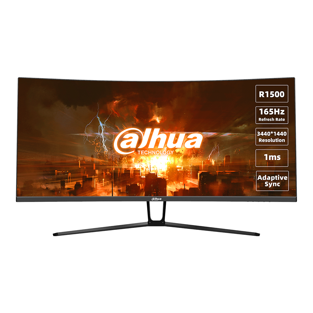 MONITOR (จอมอนิเตอร์) DAHUA LM34-E330C - 34" VA 2K 165Hz CURVED FREESYNC