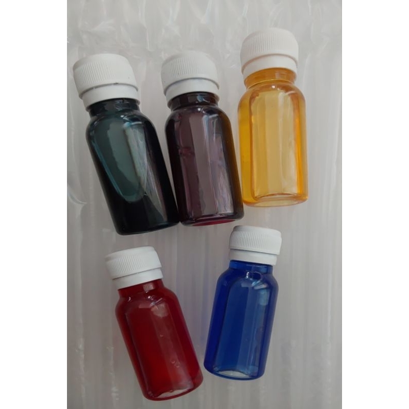 สีสำหรับเรซิ่น อีพ็อกซี่ สีเรซิ่น resin epoxy colorant color สี ขนาด 60ml สีโปร่งแสงประมาณ 80%