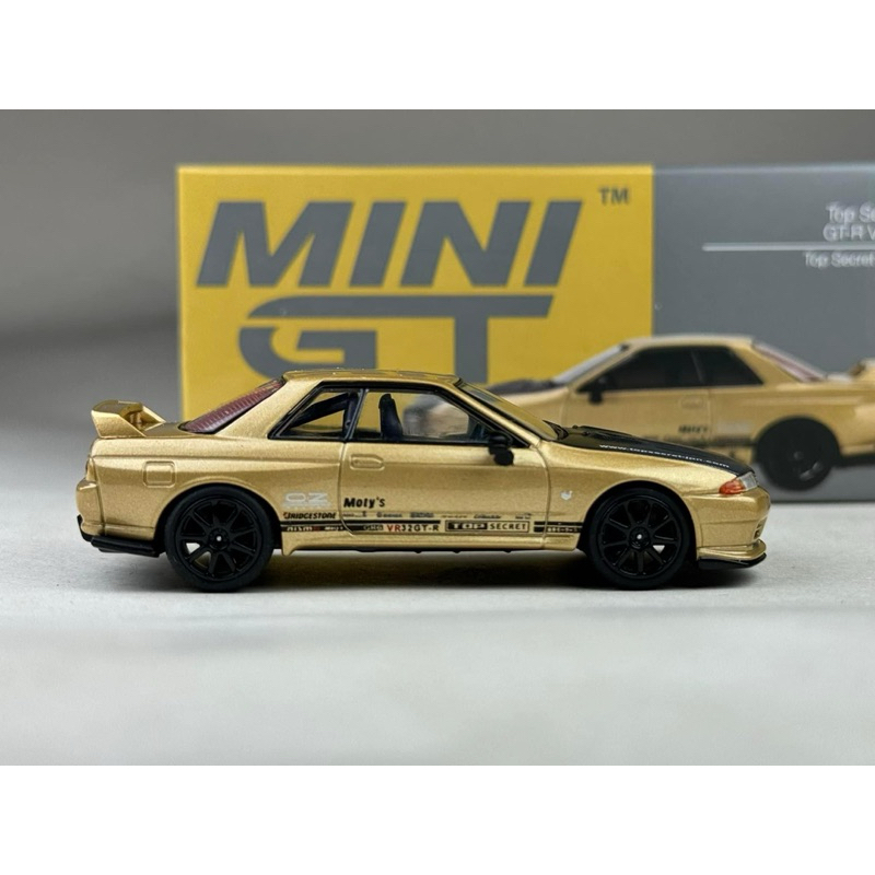 ▫️Top Secret Gold Nissan Skyline GT-R VR32 ( R32 ) #431 [ JAPAN EXCLUSIVE PRODUCT ] Scale 1:64 ยี่ห้อ Minigt ราคา ถูกที่สุด ดีลบีเคเค แกลเลอรีภาพที่ 3