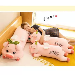 หมอนกอดหมอนข้้างหมู ตัวใหญ่ ยาว นุ่มมาก