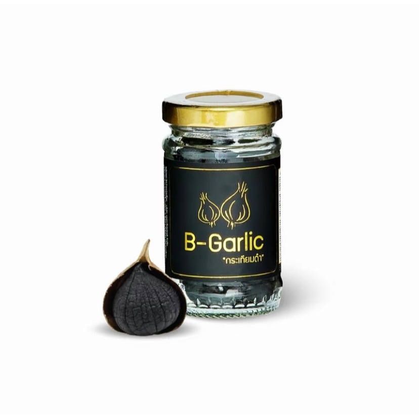 ของแท้ B-Garlic กระเทียมดำ บี การ์ลิค 1 ขวด 60 กรัม / 2 ซอง 40 กรัม