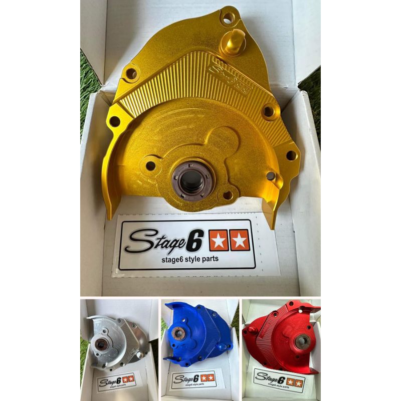 ฝาครอบเฟืองท้ายแต่งCNC Stage6⭐⭐ Honda Dio Zx Af18-25 Af27-28 Baja Julio Giorno 50cc
