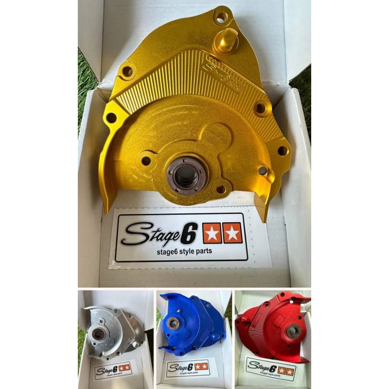 ฝาครอบเฟืองท้าย CNC Stage6 Honda Dio Zx Af18-25 Af27-28 Baja Julio Giorno 50cc - รูปที่ 1
