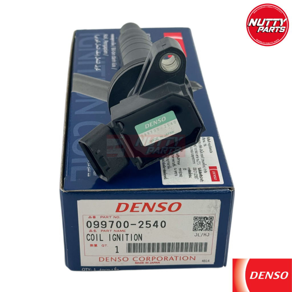 DENSO แท้ญี่ปุ่น คอยล์จุดระเบิด TOYOTA COROLLA ALTIS ปี 02-07 1.6L,1.8L 1ZZ-FE ,3ZZ-FE 099700-2540