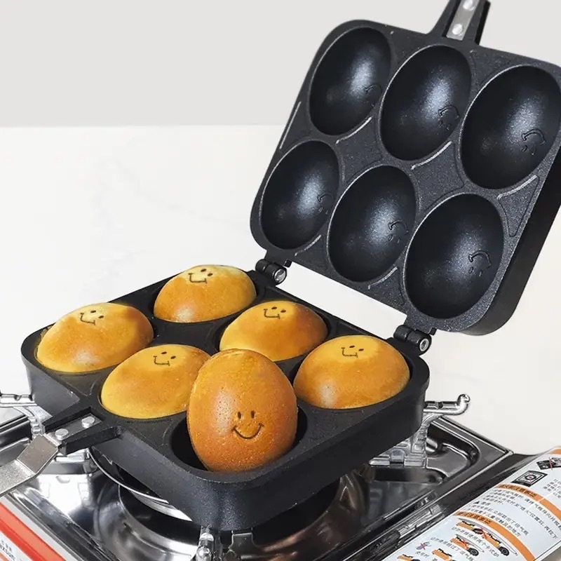 กระทะวาฟเฟิล ไข่ยิ้ม6ช่อง ZB-D2657 เครื่องวาฟเฟิลฮ่องกง