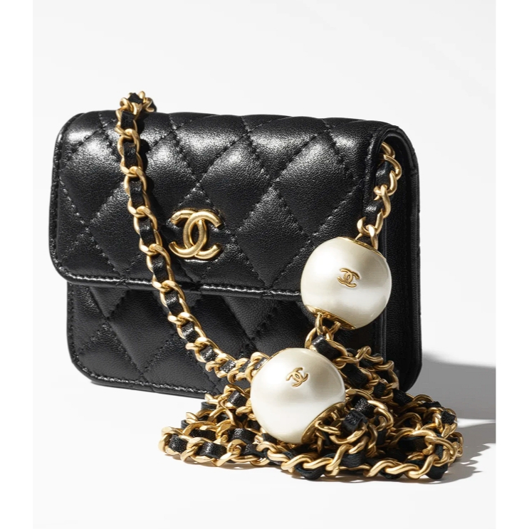 [ของแท้ 100%]กระเป๋าผู้ชายและผู้หญิงจัดส่งจากเคาน์เตอร์ Chanel ในอิตาลี ใหญ่กระเป๋าคลัทช์หนังแกะ